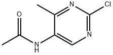 N-(2-氯-4-甲基嘧啶-5-基)乙酰胺 结构式