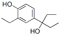 Benzenemethanol, alpha,alpha,3-triethyl-4-hydroxy- (9CI) 结构式