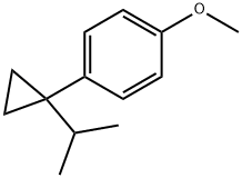 Benzene,1-methoxy-4-[1-(1-methylethyl)cyclopropyl]- 结构式
