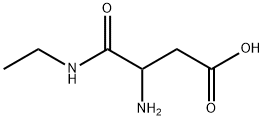 Butanoic  acid,  3-amino-4-(ethylamino)-4-oxo- 结构式