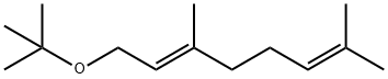 (E)-1-(1,1-dimethylethoxy)-3,7-dimethylocta-2,6-diene 结构式