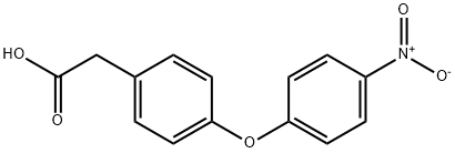 2-(4-(4-NITROPHENOXY)PHENYL)ACETIC ACID 结构式