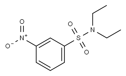N,N-二乙基-3-硝基苯磺酰胺 结构式