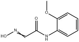 (2E)-2-(羟基亚氨基)-N-(2-甲氧苯基)乙酰胺 结构式