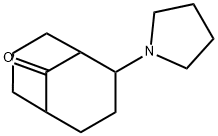 2-(1-Pyrrolidinyl)bicyclo[3.3.1]nonan-9-one 结构式