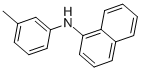 N-ALPHA-NAPHTHYL-M-TOLYL-AMINE 结构式