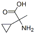 2-Cyclopropyl-2-methyl-DL-glycine 结构式