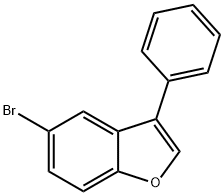 5-溴-3-苯并呋喃 结构式