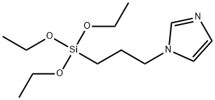 N-(三乙氧基甲硅烷基丙基)咪唑 结构式