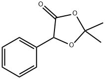 2,2-Dimethyl-5-phenyl-1,3-dioxolan-4-one 结构式