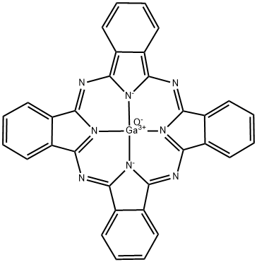 肽菁化镓 结构式