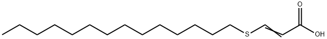 tetradecylthioacrylic acid 结构式