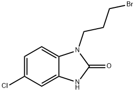 1-(3-bromopropyl)-5-chloro-1,3-dihydro-2H-benzimidazol-2-one 结构式