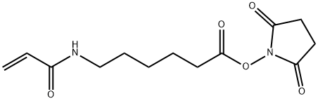 2,5-二氧杂吡咯烷-1-基6-丙烯酰胺基己酸酯 结构式