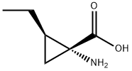 Cyclopropanecarboxylic acid, 1-amino-2-ethyl-, (1R,2R)- (9CI) 结构式