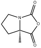 1H,3H-Pyrrolo[1,2-c]oxazole-1,3-dione,tetrahydro-7a-methyl-,(R)-(9CI) 结构式