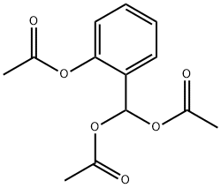 2-Acetoxyphenylmethanediol diacetate 结构式