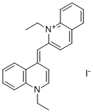 1,1′-DIETHYL-2,4′-CYANINE IODIDE 结构式