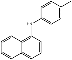 N-(对甲苯基)-1-萘胺 结构式