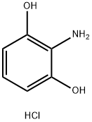 2-氨基-1,3-苯二酚盐酸盐 结构式