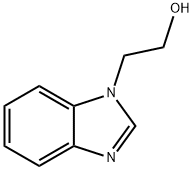 2-(1H-苯并咪唑-1-基)乙醇 结构式