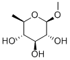 甲基 6-脱氧-Β-D-吡喃葡萄糖苷 结构式