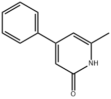 6-甲基-4-苯基吡啶-2(1H)-酮 结构式