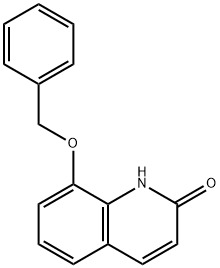 8-苄氧基-2-氧代-1H-喹啉 结构式