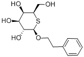 2 -苯乙基-Β-D -半乳糖苷 结构式