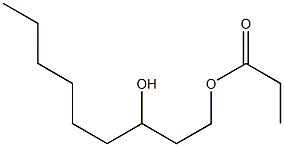 3-hydroxynonyl propionate 结构式