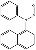 N-(萘-1-基)-N-苯基亚硝酰胺 结构式