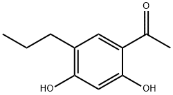 1-(2,4-二羟基-5-丙基苯基)-1-乙酮 结构式