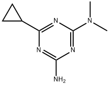 (4-氨基-6-环丙基-S-三嗪-2-基)-二甲基-胺 结构式