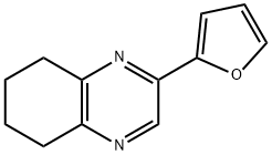 Quinoxaline, 2-(2-furanyl)-5,6,7,8-tetrahydro- (9CI) 结构式