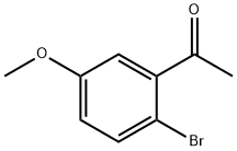 1-(2-溴-5-甲氧基苯基)乙酮 结构式