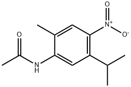 N-(2-methyl-4-nitro-5-propan-2-yl-phenyl)acetamide 结构式