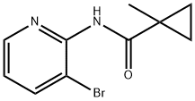 Cyclopropanecarboxamide, N-(3-bromo-2-pyridinyl)-1-methyl- (9CI) 结构式