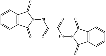 N,N'-Bis[(1,3-dihydro-1,3-dioxo-2H-isoindol)-2-yl]ethanediamide 结构式