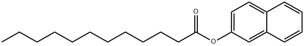 月桂酸2-萘酯 结构式