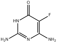 4(1H)-Pyrimidinone, 2,6-diamino-5-fluoro- (9CI) 结构式