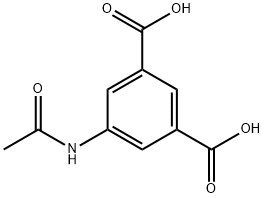 5-(乙酰氨基)异酞酸 结构式