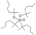 Silicic acid tetrakis(1,1-dimethylpentyl) ester 结构式