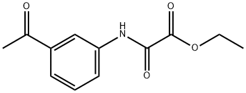 ethyl (3-acetylphenyl)carbamoylformate 结构式