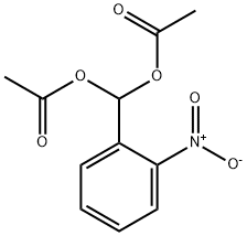 邻硝基苯甲醛二乙酸酯 结构式