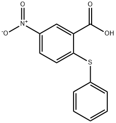 5-硝基-2-(苯基硫代)苯甲酸 结构式
