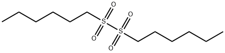 dihexyl disulphone 结构式