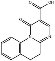 5,6-Dihydro-1-oxo-1H-pyrimido[1,2-a]quinoline-2-carboxylic acid 结构式
