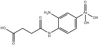 3-[(2-amino-4-arsono-phenyl)carbamoyl]propanoic acid 结构式