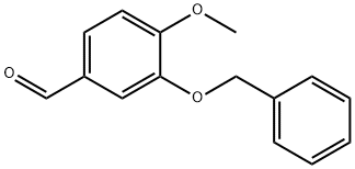 3-苄氧基-4-甲氧基苯甲醛 结构式