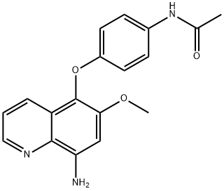 5-[4-Acetamidophenoxy]-8-amino-6-methoxyquinoline 结构式